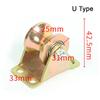 Sliding Door Pulley V U Groove Wheel Heavy Duty Rigid Caster For Inverted Track
