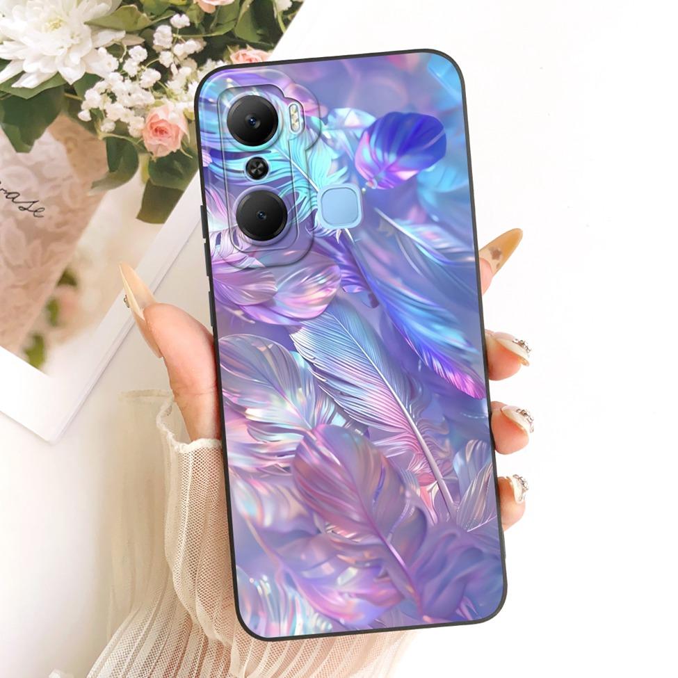 For Infinix X668C Phone Case For Infinix Hot 12 Pro Cover Silicone Cute Cat Fashion Funny Painted Casing For Inifnix Hot 12 Pro