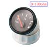 Manometru Combustibil cu Iluminare de Fundal Roșie 52MM cu Senzor Nivel Combustibil 125MM 175MM 225MM 275MM 0-190ohm Indicator Nivel Rezervor Ulei pentru Barcă