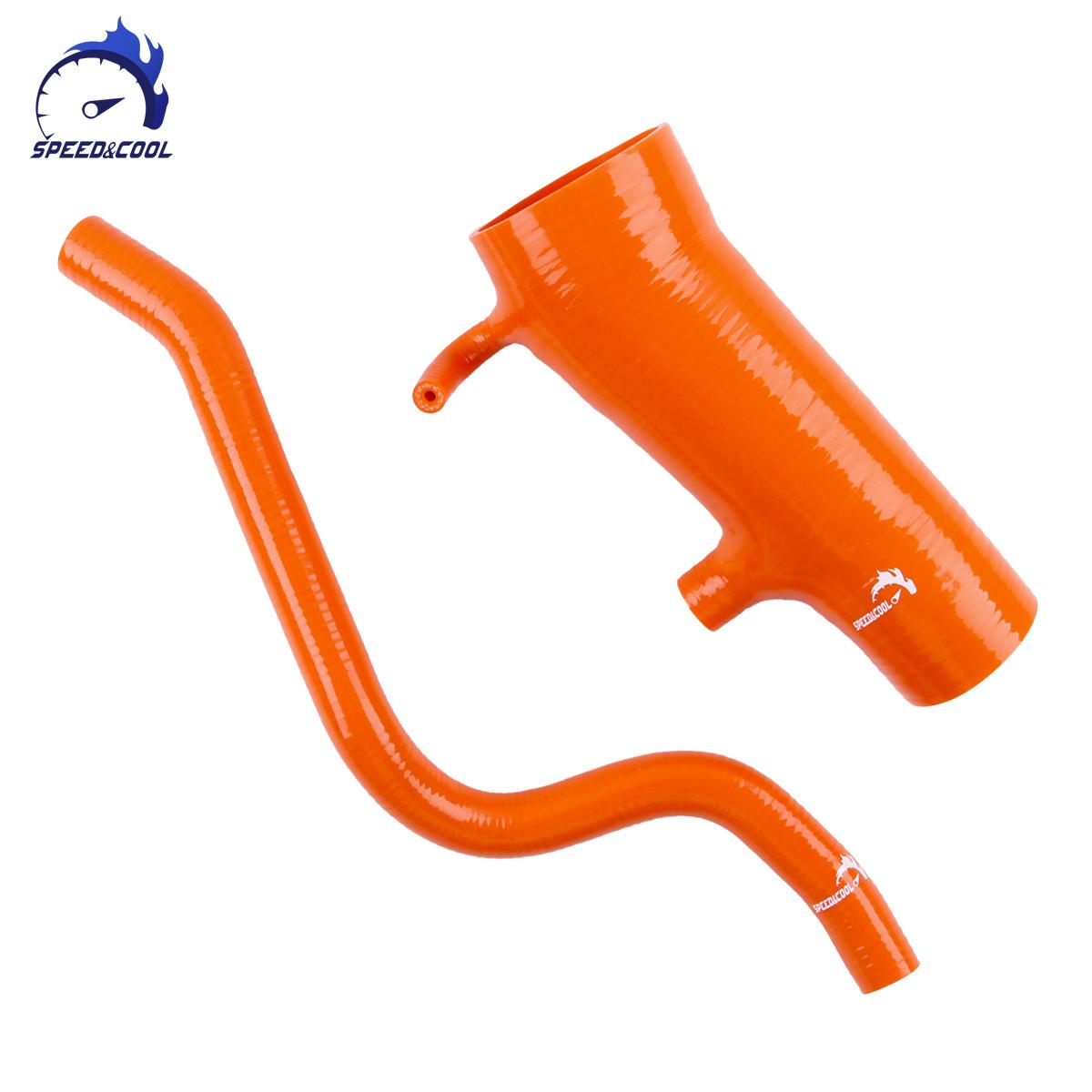 SPEED&COOL For 1999-2004 Land Rover Discovery 2 TD5 Silicone Intake Inlet Boost Hose Turbo To Air Box Tube оранжевый