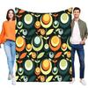 Vintage Floral Pattern Blanket Cozy Soft Throw for Living Room, Bed, Sofa, Perfect Gift for Home Decor Lovers!