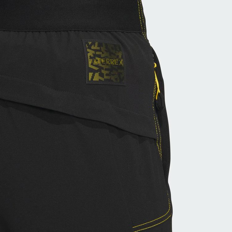 Adidas X National Geographic Co-Branded Wind.Rdy Reflective Letter Print Outdoor Sports Pants Women Bottoms Black IS9529