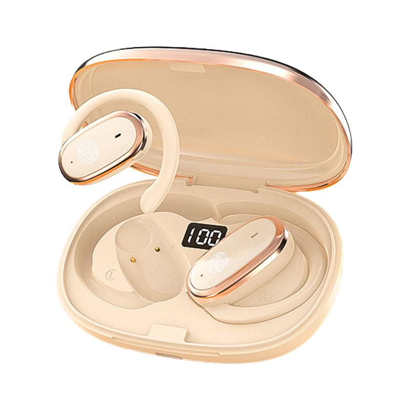 

Berlin Voice 2024 Новые Bluetooth-наушники Регулируемые заушные наушники с открытым звучанием Dolby Звук с большим радиусом действия Шумоподавление бежевый