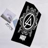 1pc Linkin Park2 Beach Towel, Beach and Seaside Swimming Pool Equipment, Fashion Pattern, Rectangular, Travel Essentials