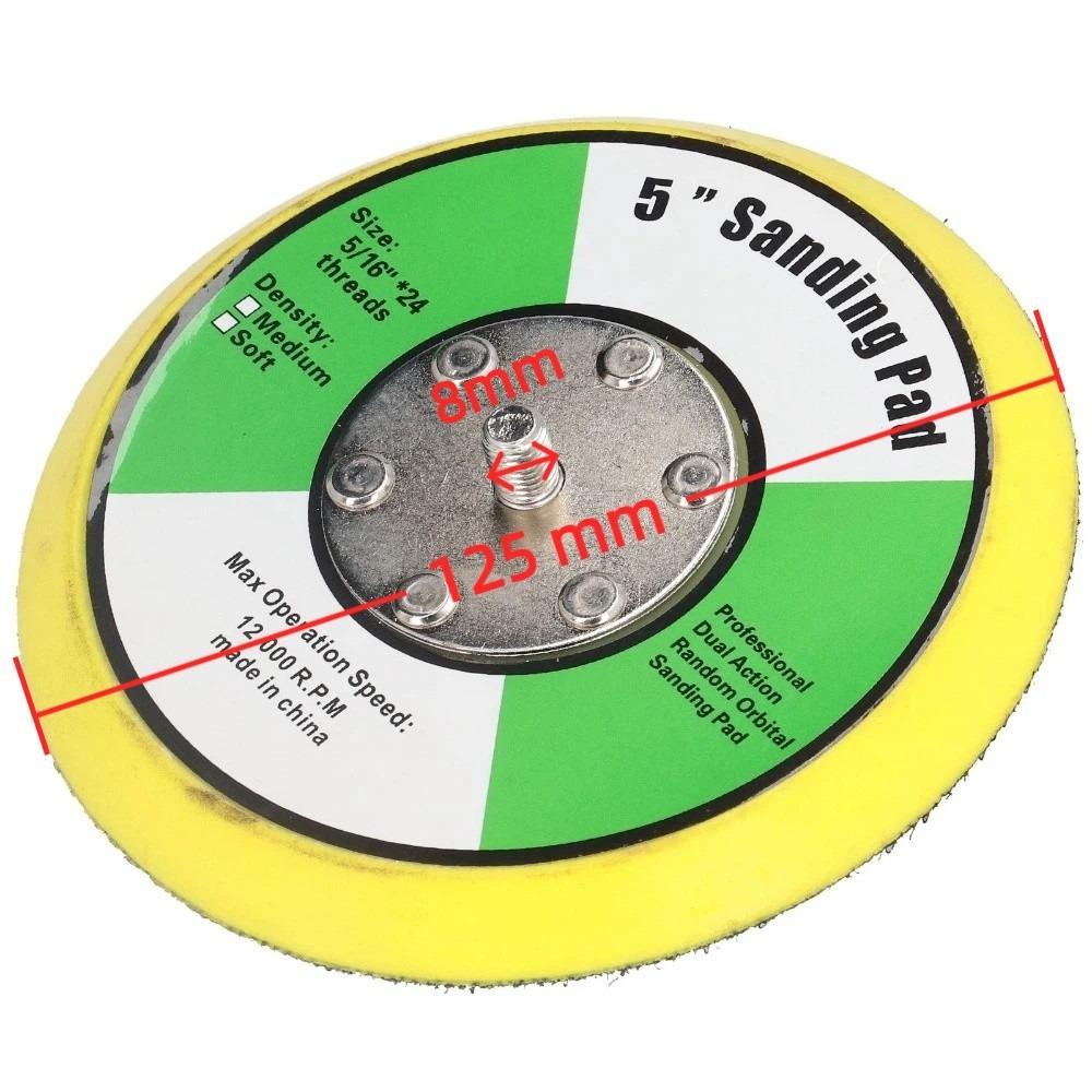 5 Inch / 6 Inch Backing Pad Sander Pad  for Sanding, Finishing, Polishing and Buffing