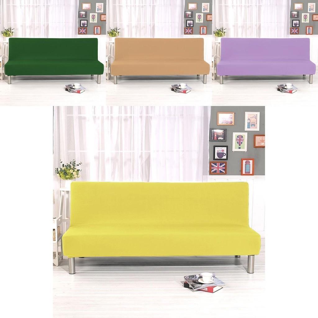 Luxurious Solid Sofa Bed Cover With Elastic Fabric For Ultimate Comfort And Protection
