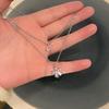 Delicate Small Flower Zircon Stacked Collarbone Chain Female Cold Style Fashion Niche Design Necklace Pendant Accessories