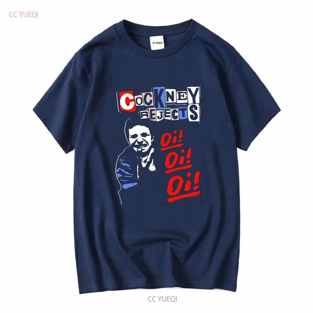 Cockney Rejects Funny Logo T Shirt Size S 3XL Long or Short Sleeves Vintage Washed Unisex Streetwear Breathable Homme