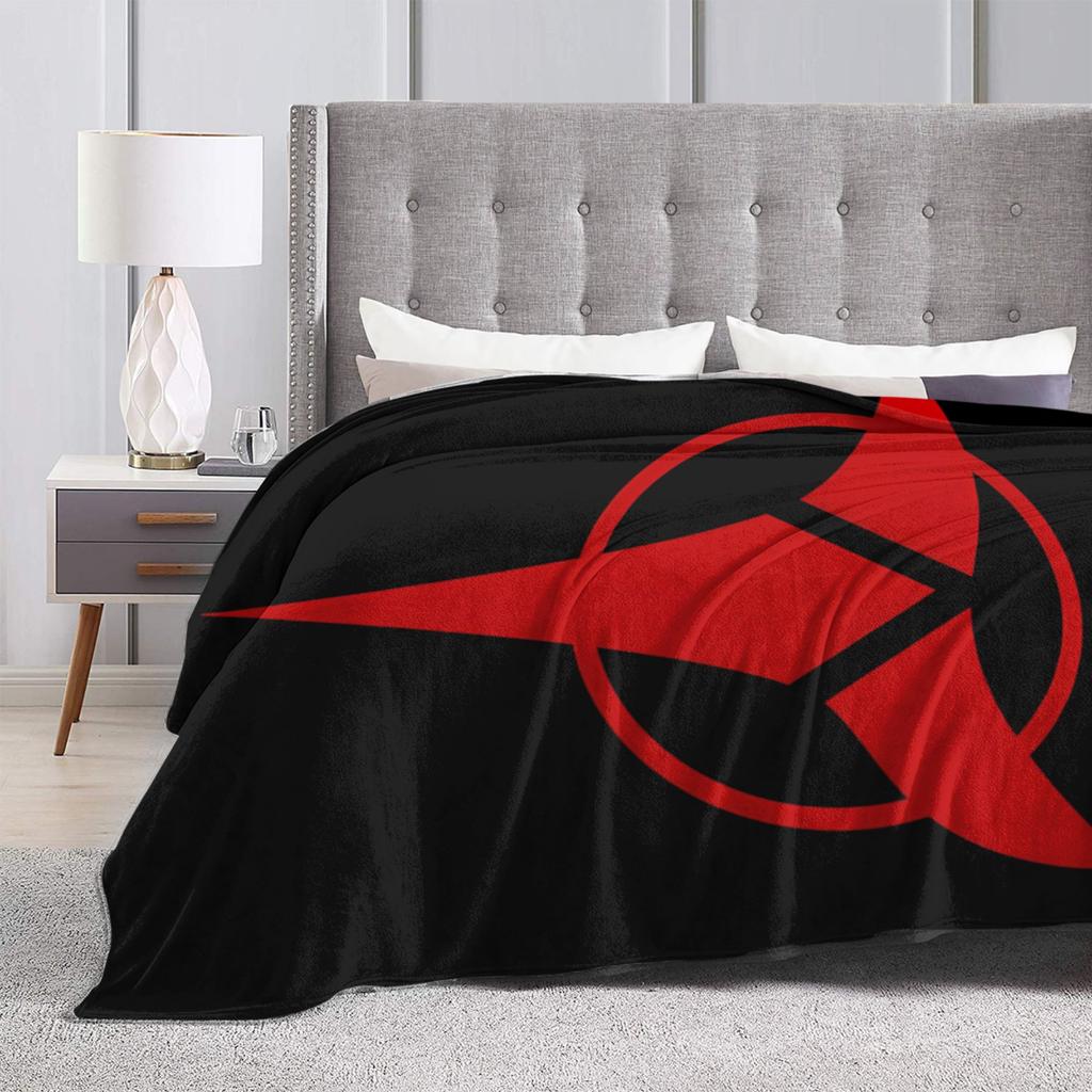 Stars Treks Klingon Empire Blanket Soft Aesthetic Plush Bedding Throws For Bedroom Camping Flannel Bedspread Bed Cover