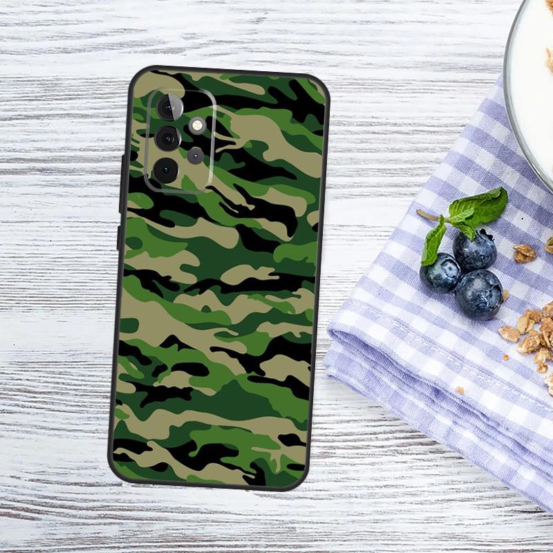Camouflage Hülle Für Samsung Galaxy A15 A36 A35 A55 A06 A16 A26 A56 A53 A32 A52 A33 A13 A14 A34 A54 A17