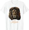 Jesus Lion of Judah Christian Gift for Men Women T-Shirt Vintage T Shirt Animal fashion short sleeves Top streetwear Ropa Hombre