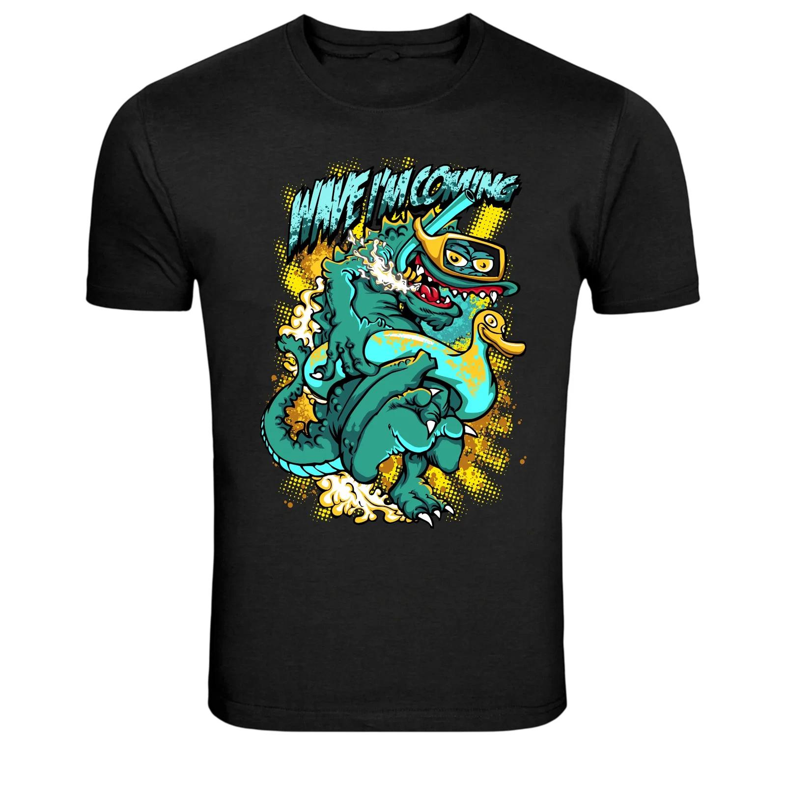 Nuke Incoming Mutant Monster Bomb Cartoon Graphic T-Shirt XXL