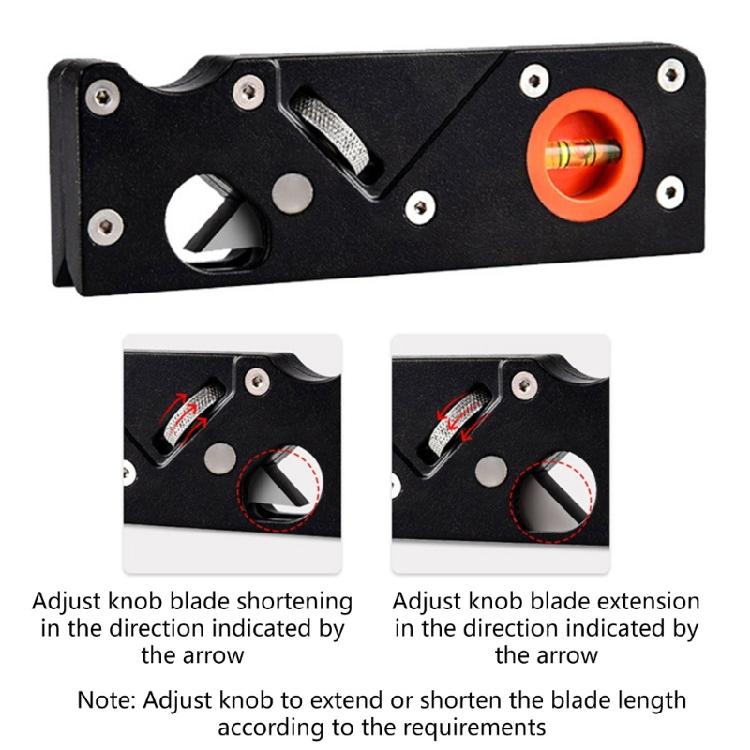 Chamfer Plane Woodworking Edges Corner Flattening Tool Auxiliary Locators Hand