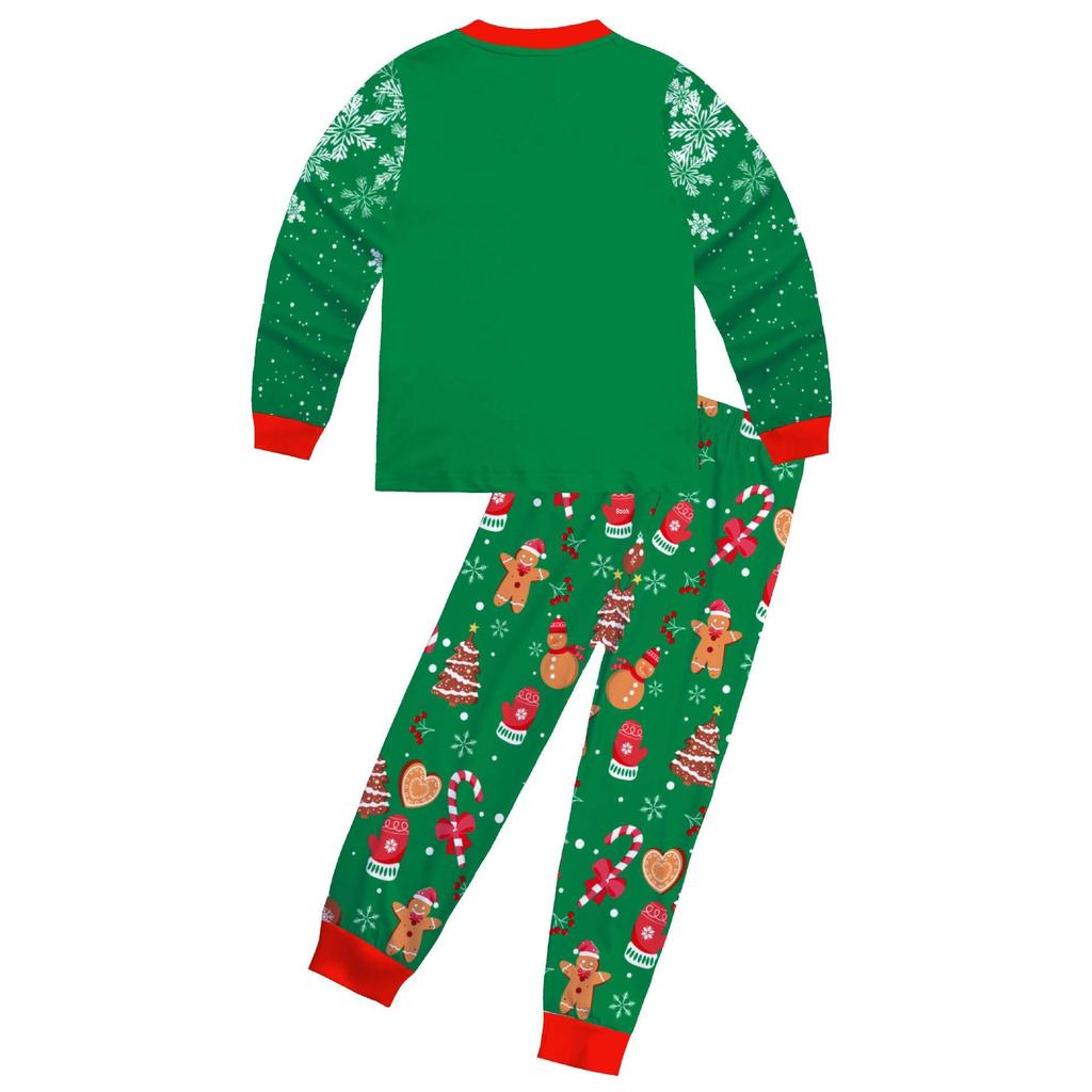 New Arrival Christmas Reindeer Print Pajama Set - Long Sleeve Top & Pants