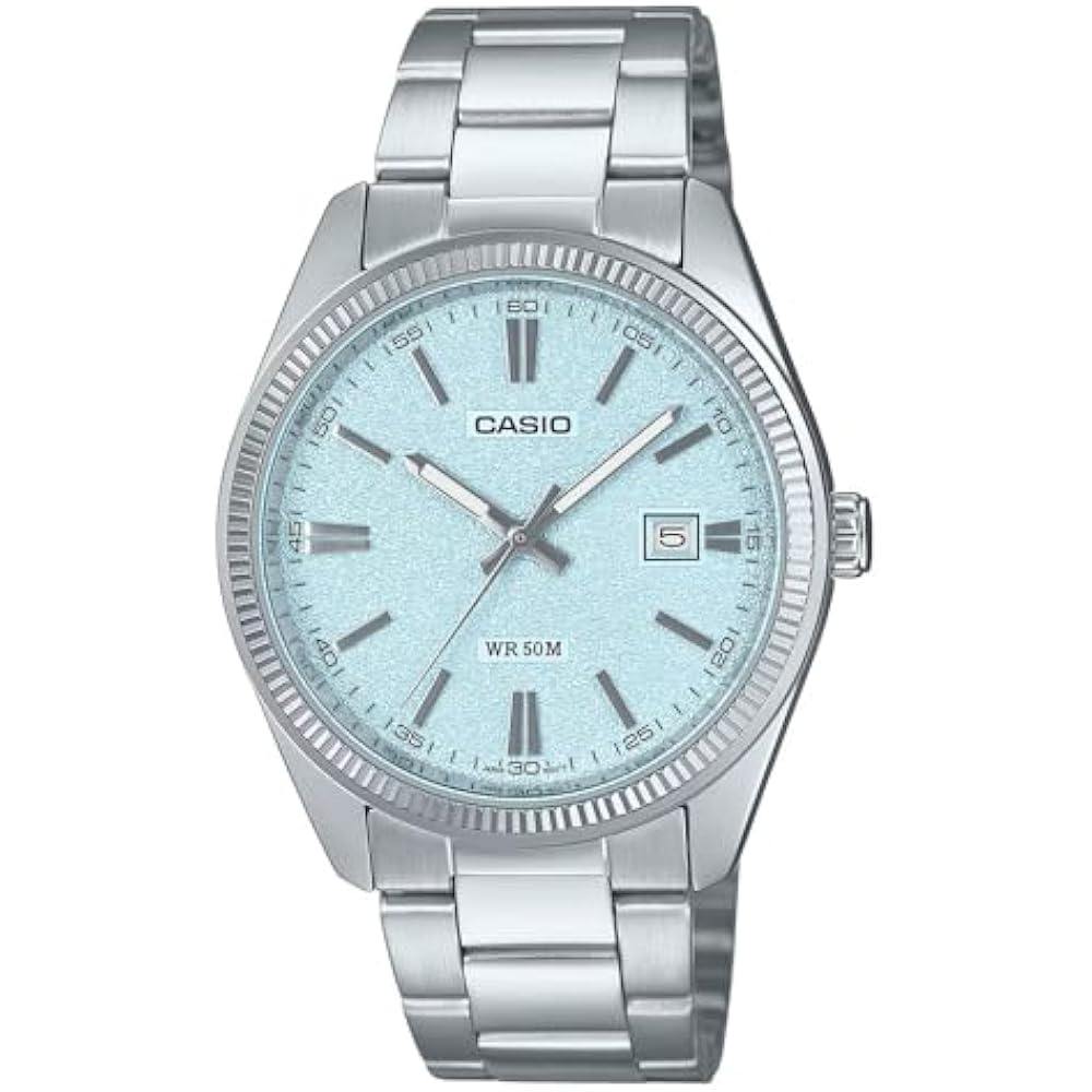 CASIO MTP-1302DA-2A2 Analog Quartz STANDARD STANDARD SILVER LIGHT BLUE [Parallel Imported Product]