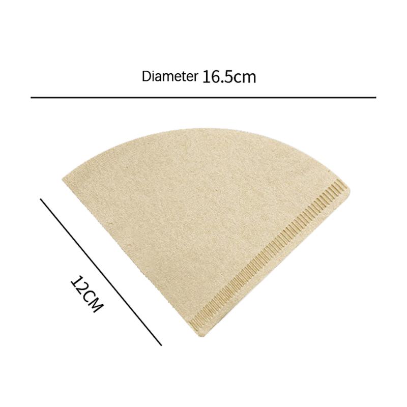 

40 шт./мішок Фільтр-чашка для кави Спеціальний фільтрувальний папір для кави Фільтрувальні папери для кави Невибілений папір для крапельного заварювання Фільтрувальний лист для мока-кавоварки as the picture