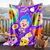 Coperta Calda in Flanella Modello El Payaso Plim Plim, Coperta Leggera Confortevole per Letto Divano