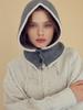 LORDLOAR Knit Button Balaclava Charcoal