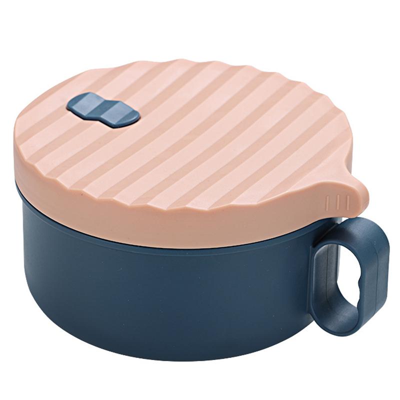 

Креативная волнистая крышка для лапши быстрого приготовления, нержавеющая сталь, студенческий ланч-бокс, фруктовые миски для лапши быстрого приготовления, кухонная утварь, контейнер для еды Stainless Steel