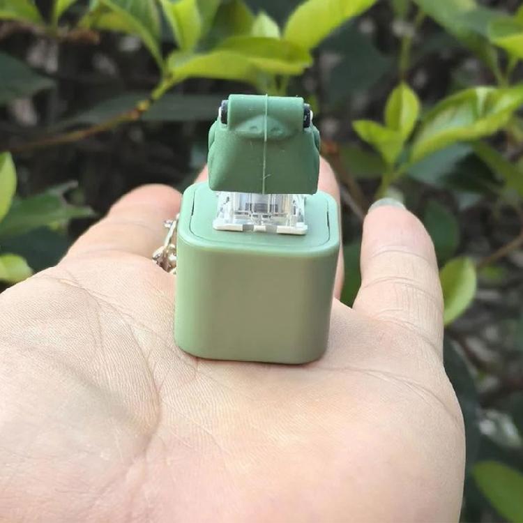 Portable Frogs/Elephant Keychain Press Toy with Sound Light Effects For Kids Stress Relief Gift Backpack Decoration