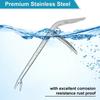 Stainless Steel Hook Remover Fish Clamp Pliers Fish Hook Removal Pliers Fishing Hook Tool Fishing Tackle Fish Control Pliers