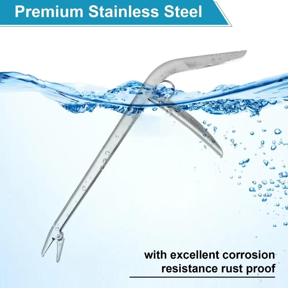 Stainless Steel Hook Remover Fish Clamp Pliers Fish Hook Removal Pliers Fishing Hook Tool Fishing Tackle Fish Control Pliers