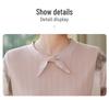 Elegant Chiffon Knit Top for Middle-Aged and Elderly Women - Spring/Autumn Fashion