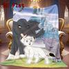 Kimba 2D Flat Pattern Flannel Blanket High quality All Seasons Warmth and Comfort Perfect for Christmas Gifts.SMT0917097