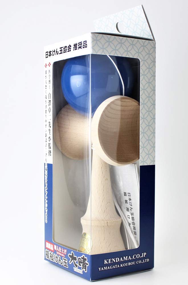 Japan Kendama Association Recommended Welfare Kendama "Taisei" Blue Made in Japan (TAISEI KENDAMA) Yamagata Workshop