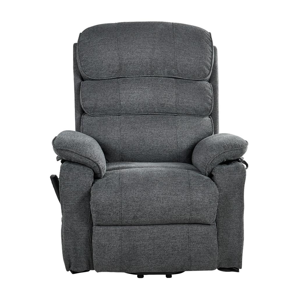 Power Lift Recliner Chair, Dual Motor, Medium Electric Lift Chair with Heat and Massage for Elderly, Infinite Position Adjustment, Chenille Fabric,