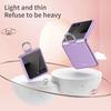 Slim Hard Frosting Ring Phone Case for Samsung Galaxy Z Flip 7 FE 6 5 4 3 Flip6 Flip5 ZFlip7 5G Protective Cover