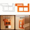 For 86 Switches Grooving Template Slotting Jig Orange Precision Grooving Stable Positioning Handle Locking Hole