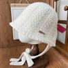 Big Head Must Enter! Ni Ni Wool Knitted Bucket Hat Shows Small Face Without Pressing Head Versatile Big Head Circumference Basin Hat Tide