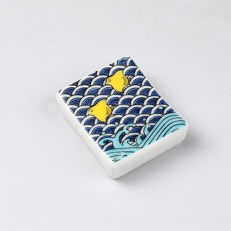 Exquisite Japanese Ceramic Chopstick and Spoon Rest for Home and Restaurant