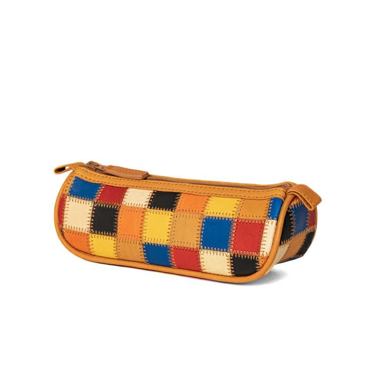 Pen Case Made by a Baseball Glove Exclusive To Direct Sales Genuine Large Pencil Pencil Cosmetic and DPC815M TRION Blue [Trion Official] Multi-purpose