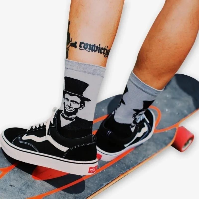 1 Pair Street Wear Socks President Queen Socks for Lovers Socks for Female Male Fashion Accessories