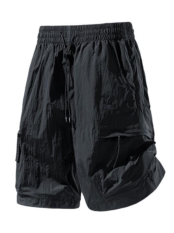 Unisex Quick-Dry Lightweight Ice Silk Cargo Shorts