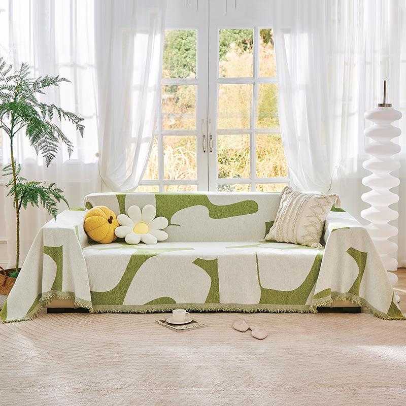 Modern Simple Sofa Cover Towel Sofa Cover Four Seasons Universal Sofa Cushion Universal Anti-Cat's Paw Sofa Blanket