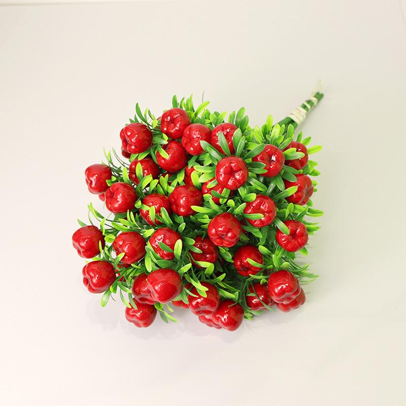 Simulation Orange Rich Fruit Home Decoration Pieces Pomegranate Fruit Strawberry Branch Simulation Flower