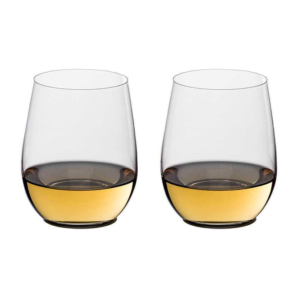 Riedel Wine Set of 2 The O Wine Tumbler New Lifestyle Glass/Tumbler Viognier/Chardonnay 414/5 [Used]