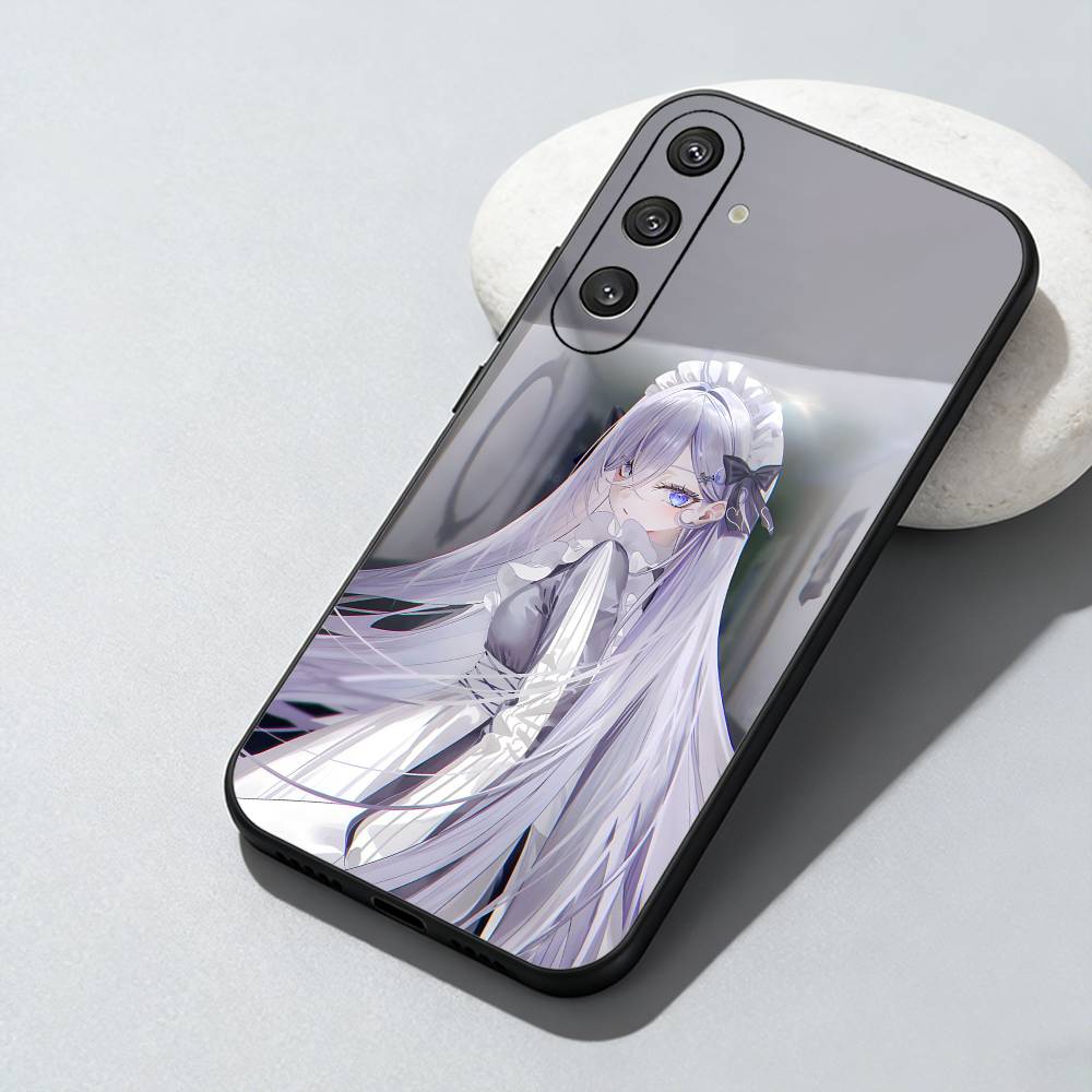 

Yuuki Sorimachi Printed Phone Case For Samsung Galaxy A73,A72,A71,A70,A52,A51 Others Soft Black Cover Samsung a20s