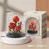 MOC Eternal Bouquet Micro Building Blocks Flower Model DIY Home Desk Plant Decoration Assemble Brick Toys For Children Gift