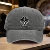 Pirate Skull Swords Graphic Washed Cotton Baseball Cap Adjustable Unisex Street Style Hat
