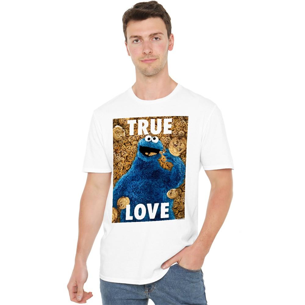 Sesame Street Beautiful Cookies T-Shirt S-5XL White XXXL