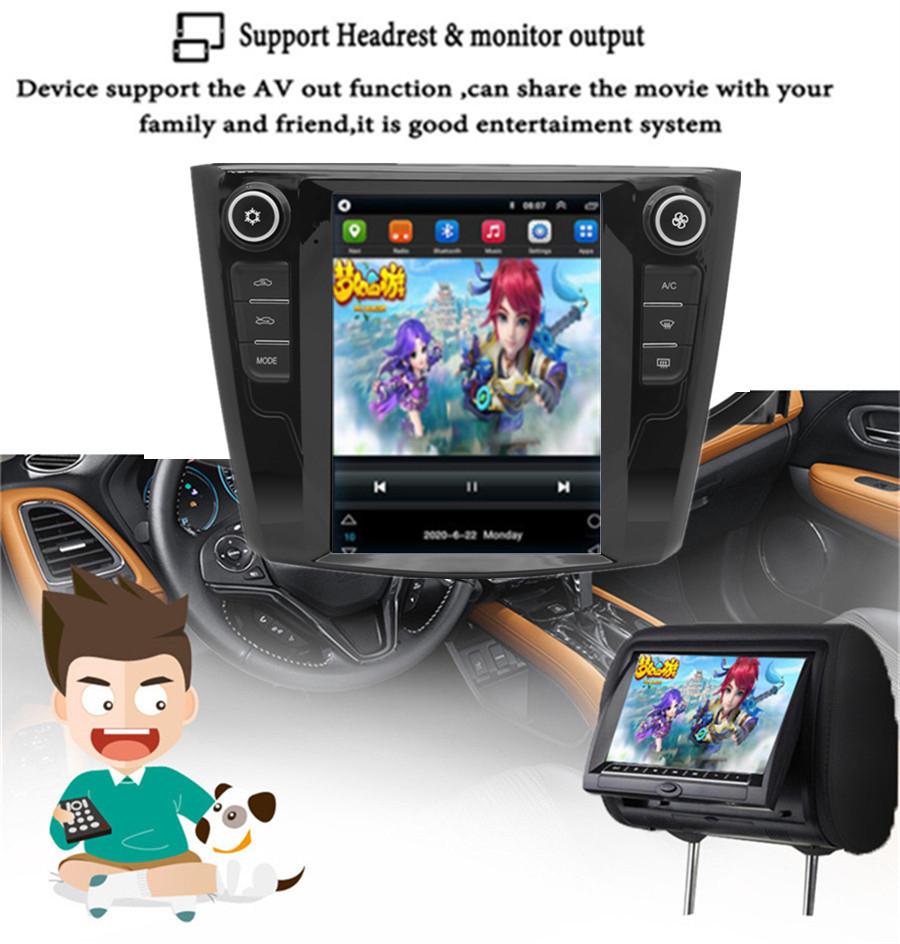 9.7'' For Android 11 2+32GB Radio GPS WIFI 3G 4G For Renault Kadjar 2015-2019