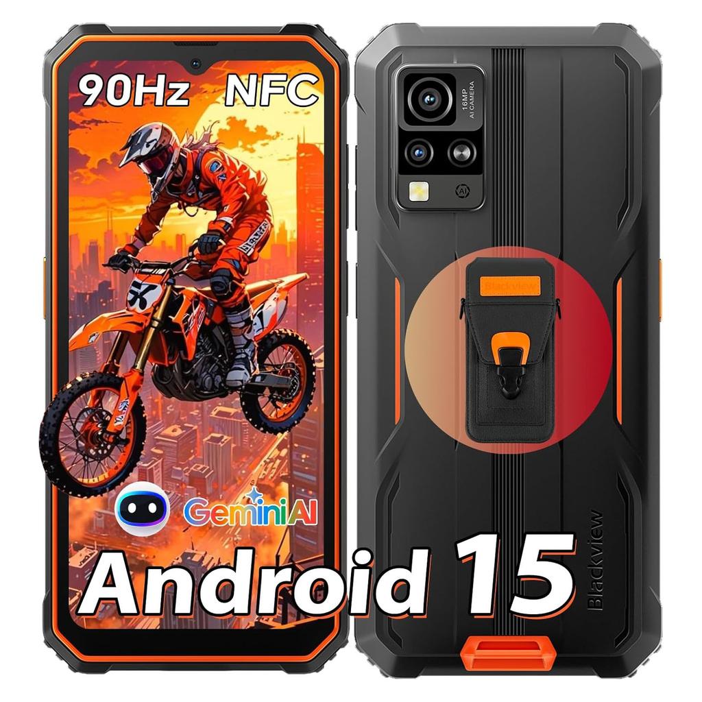 Blackview BV4800 SE Rugged Phone 4GB 64GB 5100mAh Android 15 Smartphone