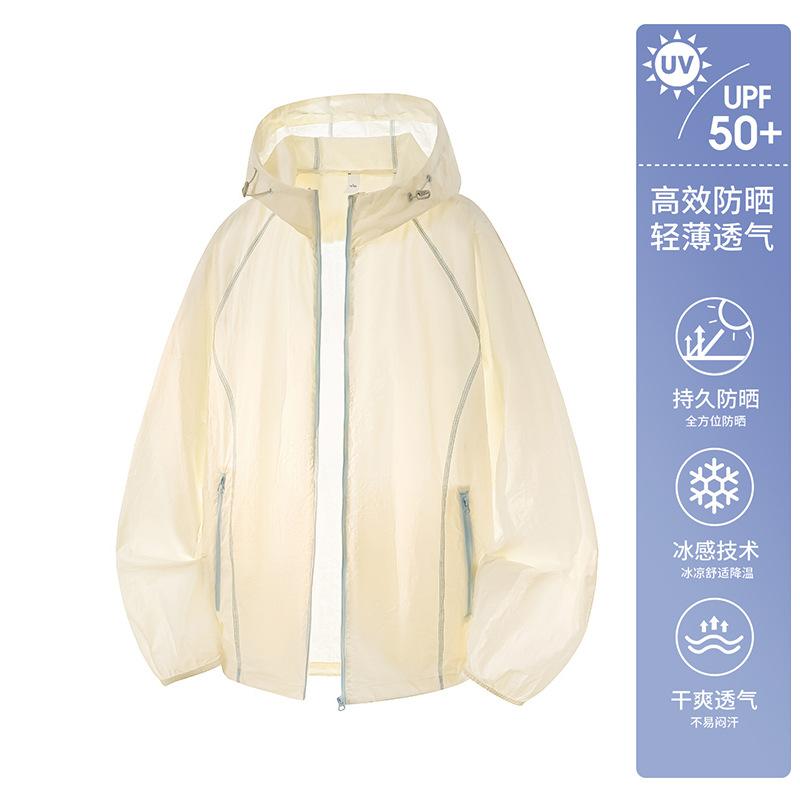 Sunscreen clothing women's 1011 summer new upf10 + outdoor UV protection sunscreen clothing loose and light jacket
