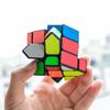 Fisher Cube Unequal 3x3 Speed Cube Puzzle Smooth Twist Skew Magic Cube Antistress Toys Gift