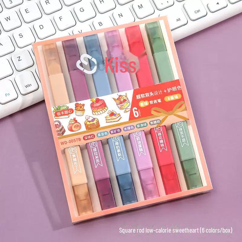 

Набор разноцветных ароматизированных двухсторонних маркеров-ручек — идеально подходит для студентов