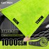 1000GSM Car Cleaning Towel 60x120cm Oversized Car Drying Towel Double-Sided High-Absorbent Microfiber Soft Towel Scratch-Free